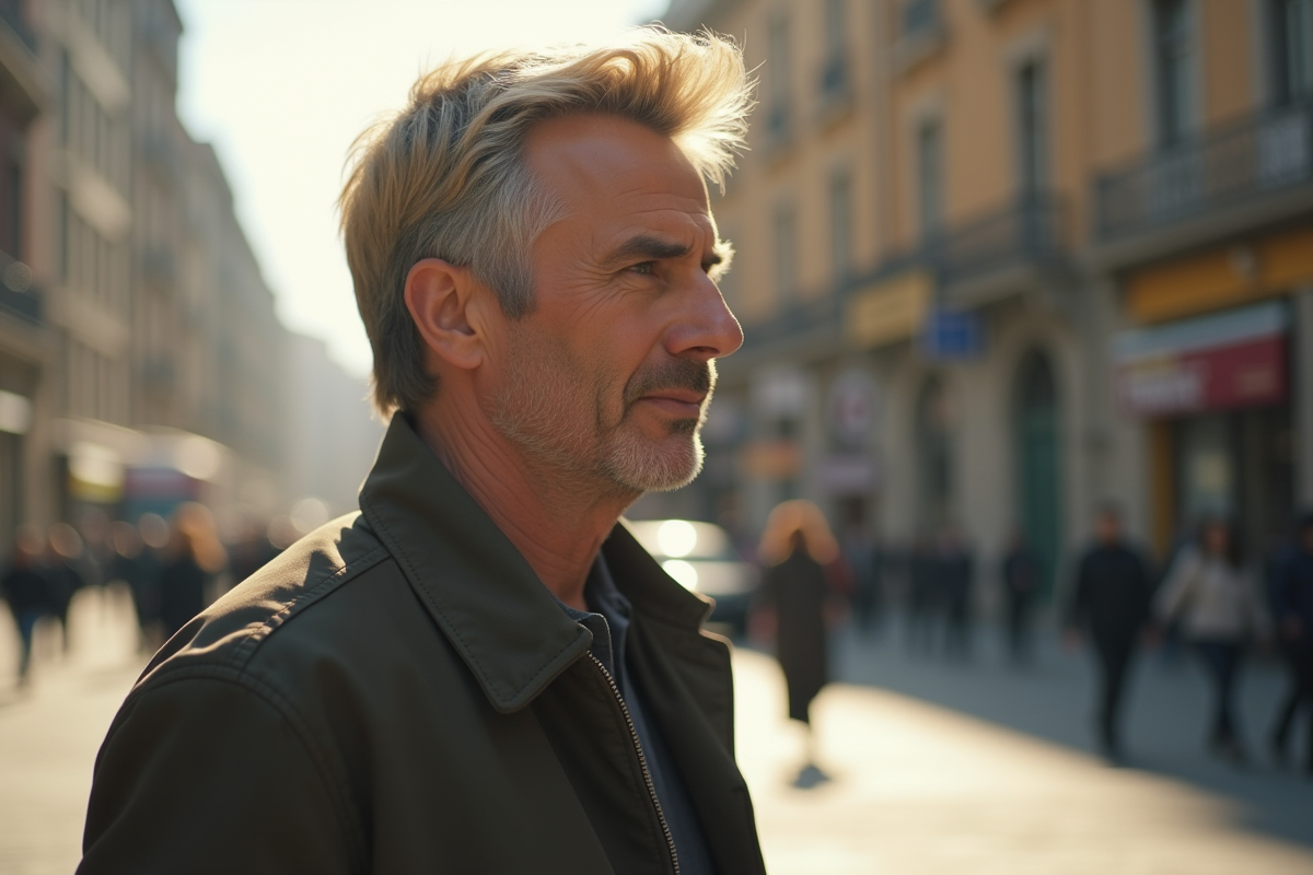 cheveux masculins