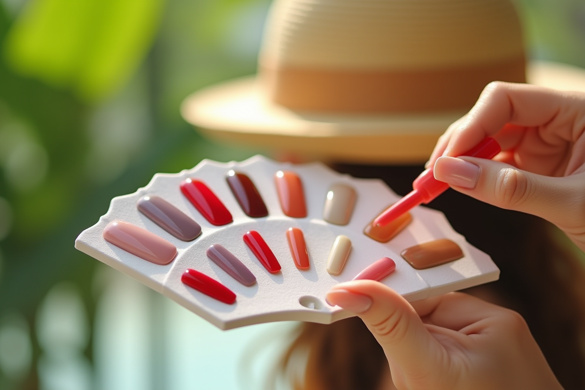 ongles colorés